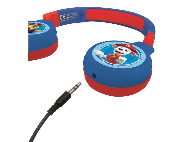 Lexibook Kinderkopfhörer Paw Patrol 2-in-1-Bluetooth Kabelloser Kopfhörer für Kinder