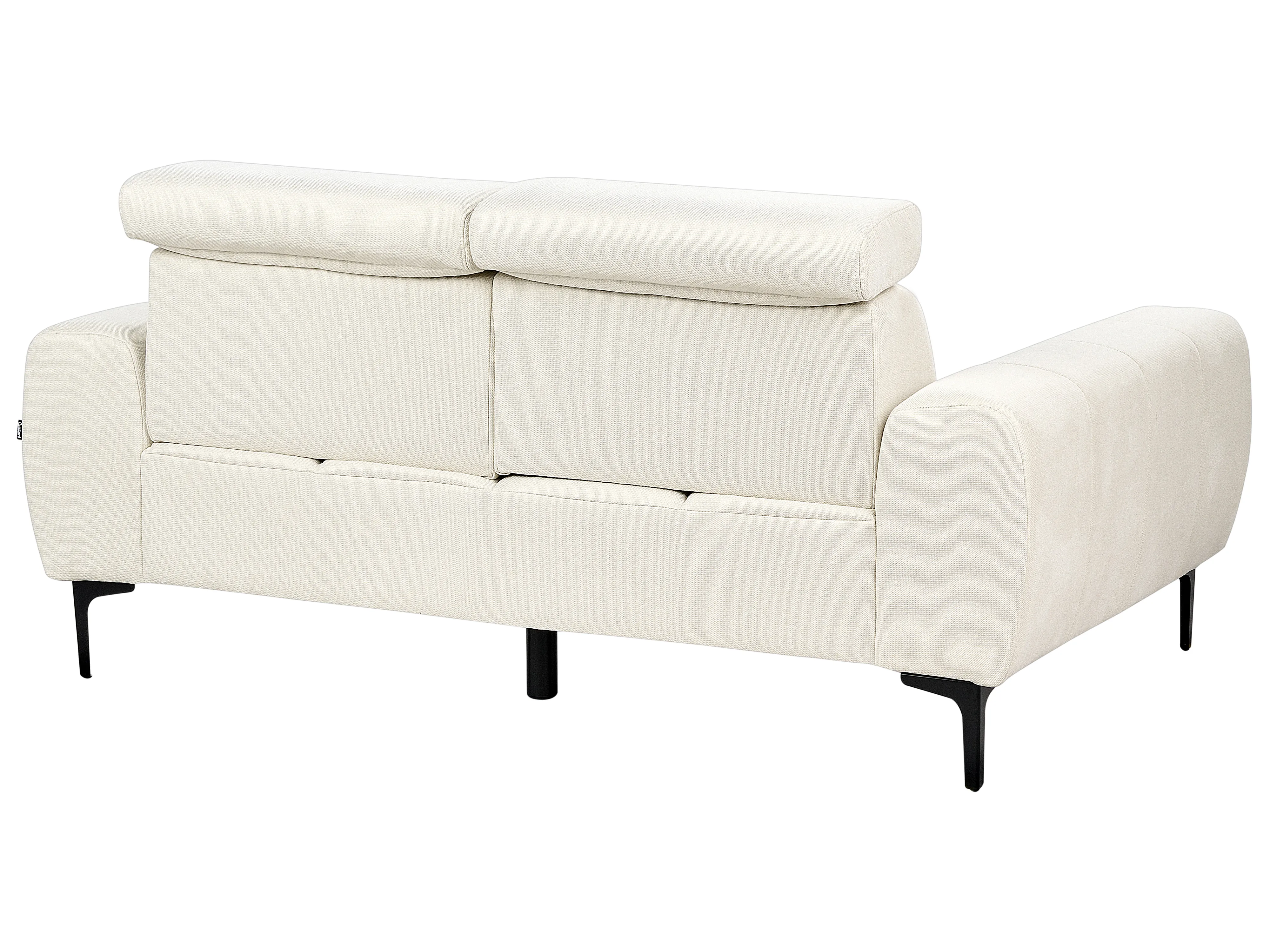 Bank 2-zits VEGAMO Stof Lichtbeige