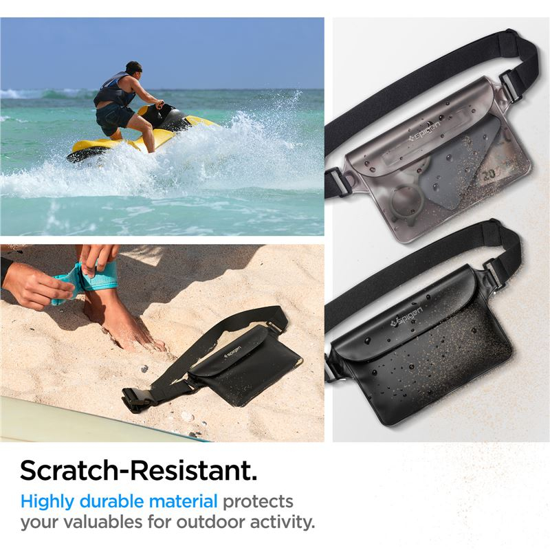 Universal Wasserdichte Bauchtasche AquaShield IPX8 (AMP04532) - Schwarz