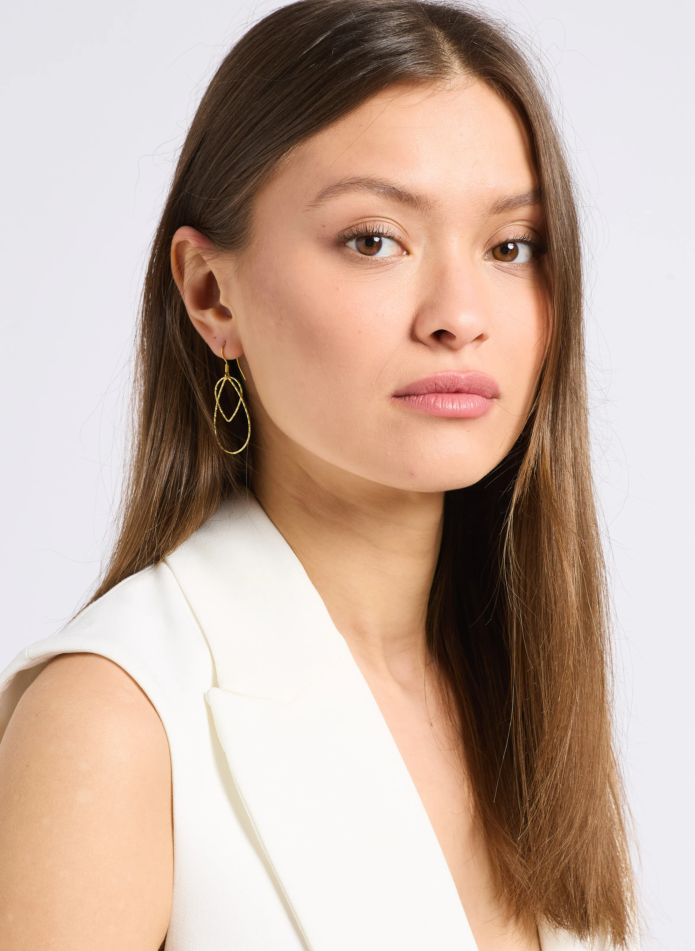 DISCO - Boucles d'oreilles gouttes en laiton | Doré