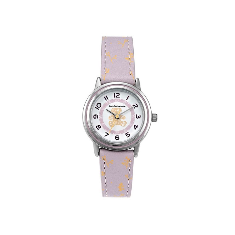 Montre fille analogique Lulu Castagnette - Bracelet cuir - Douceur