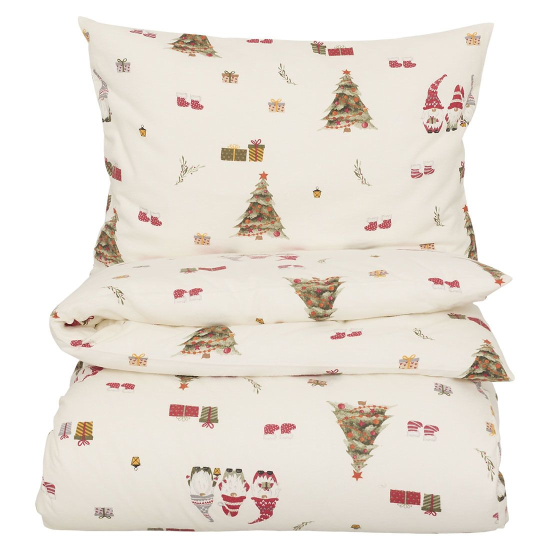 Sengesett flanell Juleglede 140x220