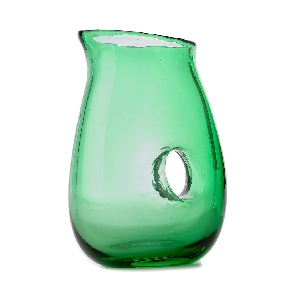 POLSPOTTEN  Kande med hul, Dark Green - 85 cl.