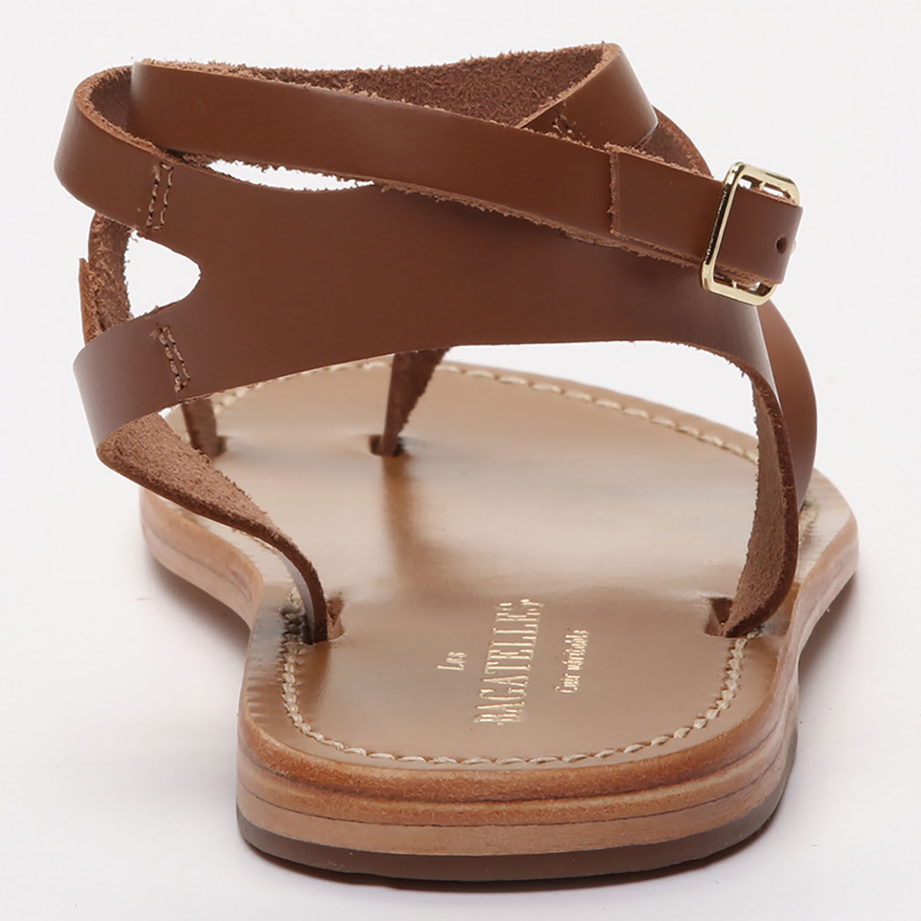 Les Bagatelles Sandales Chandhini marron