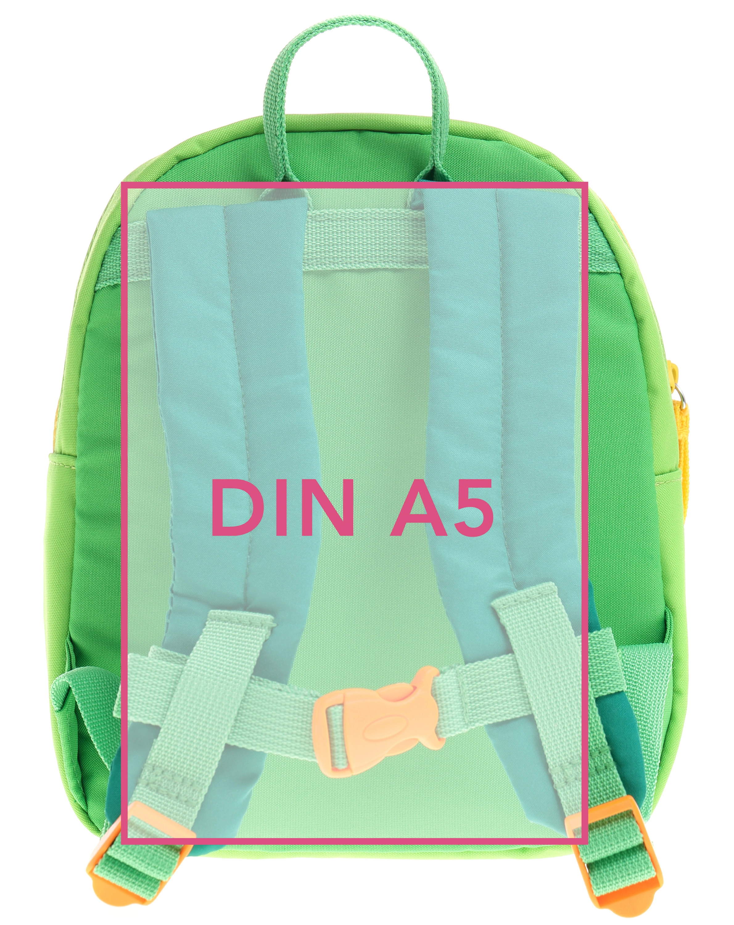 Kinderrucksack DRACHE (24x22x10) in grün