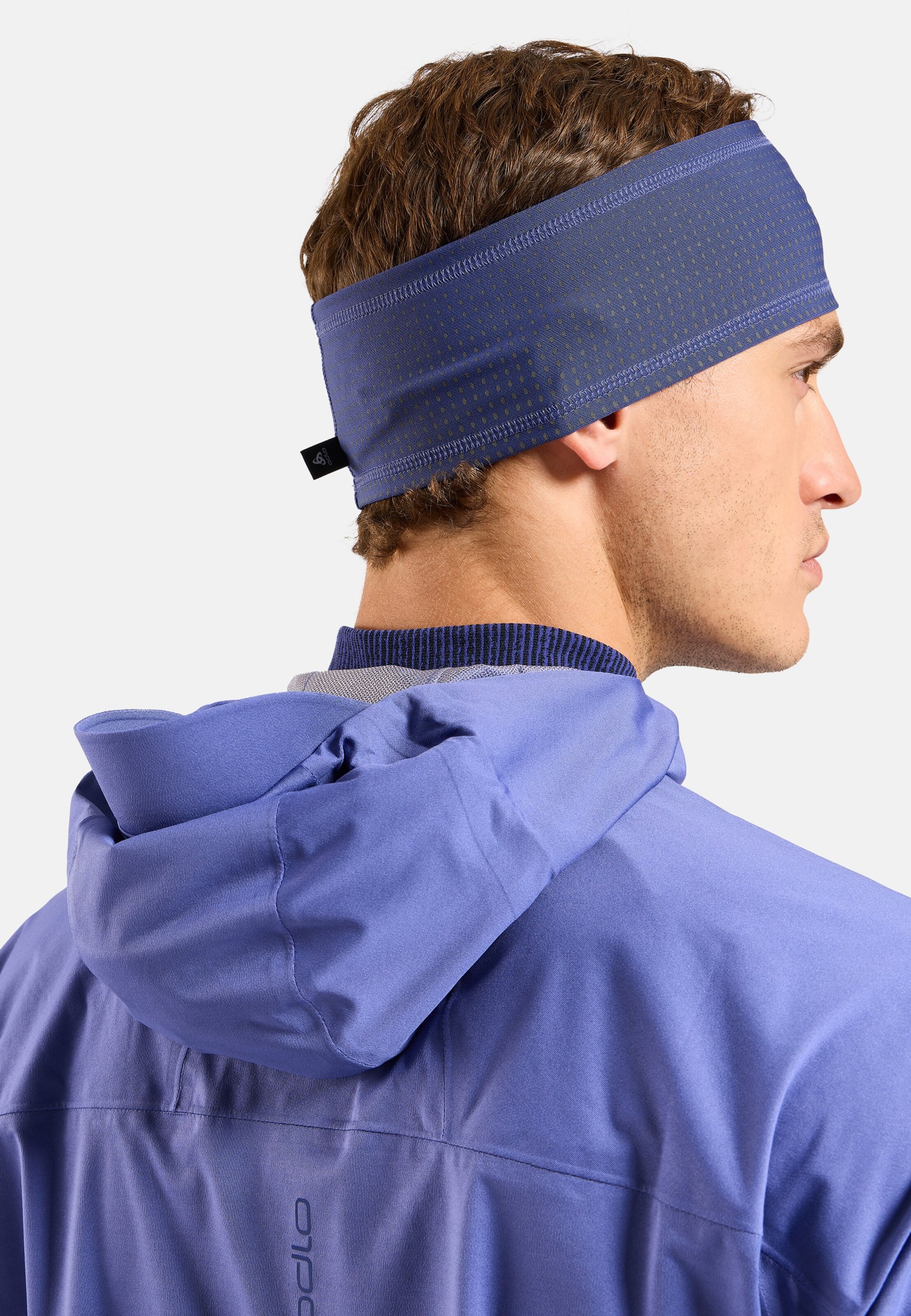 Polyknit Warm Stirnband mit reflektierenden Details in Skipper Blue