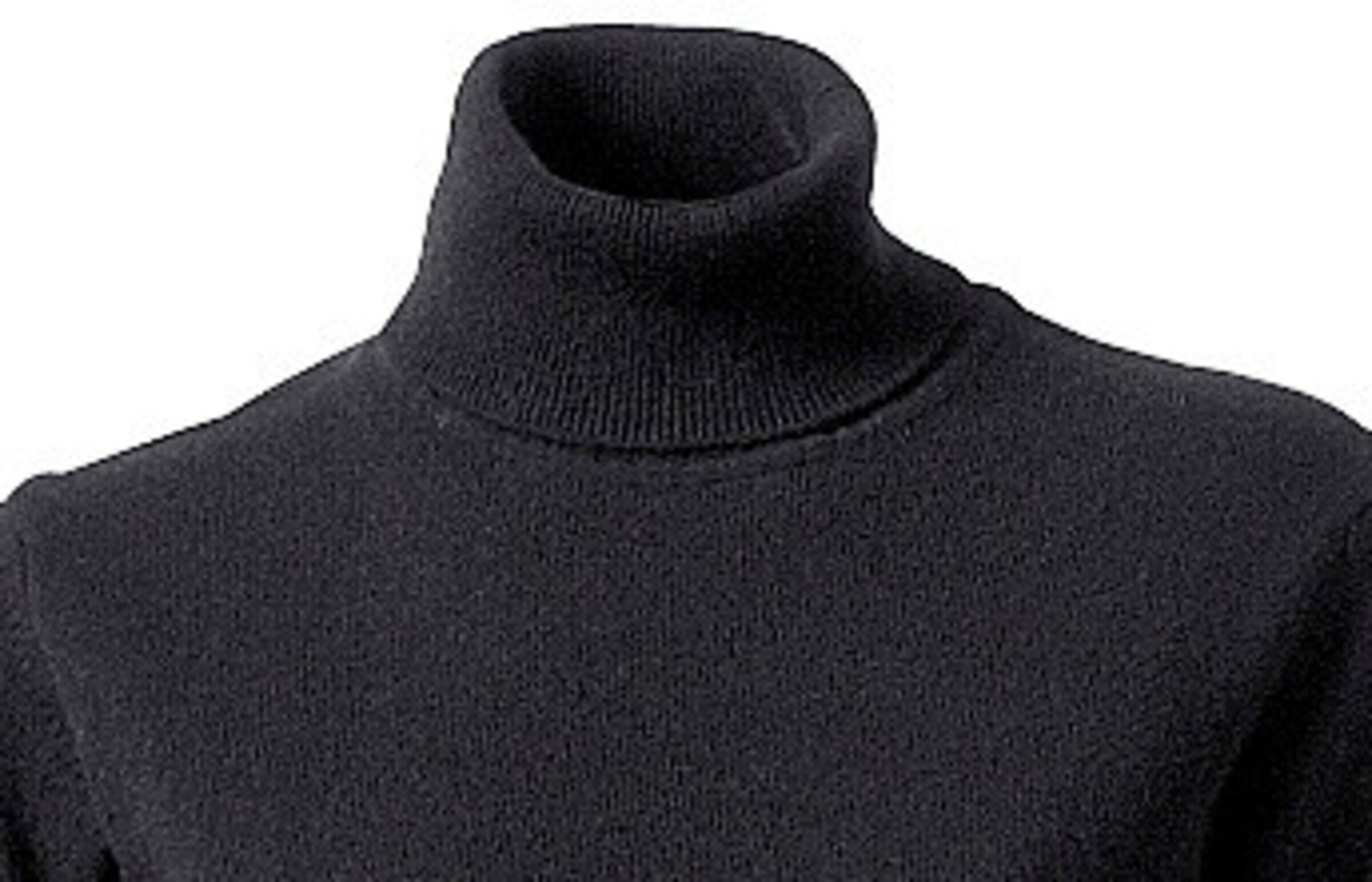 heine Rollkragenpullover in schwarz