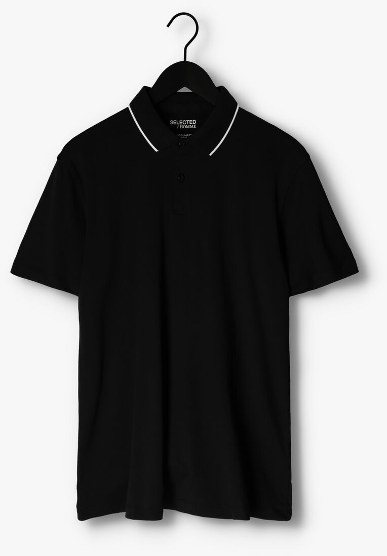 SELECTED HOMME zwarte selected homme polo slhleroy coolmax ss polo b