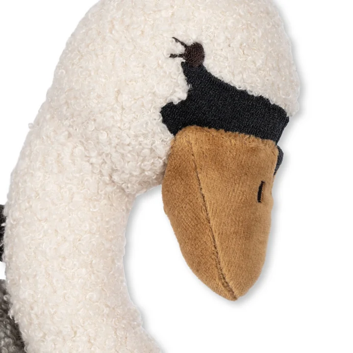 Konges Sløjd - Musik Kuscheltier Schwan, off-white