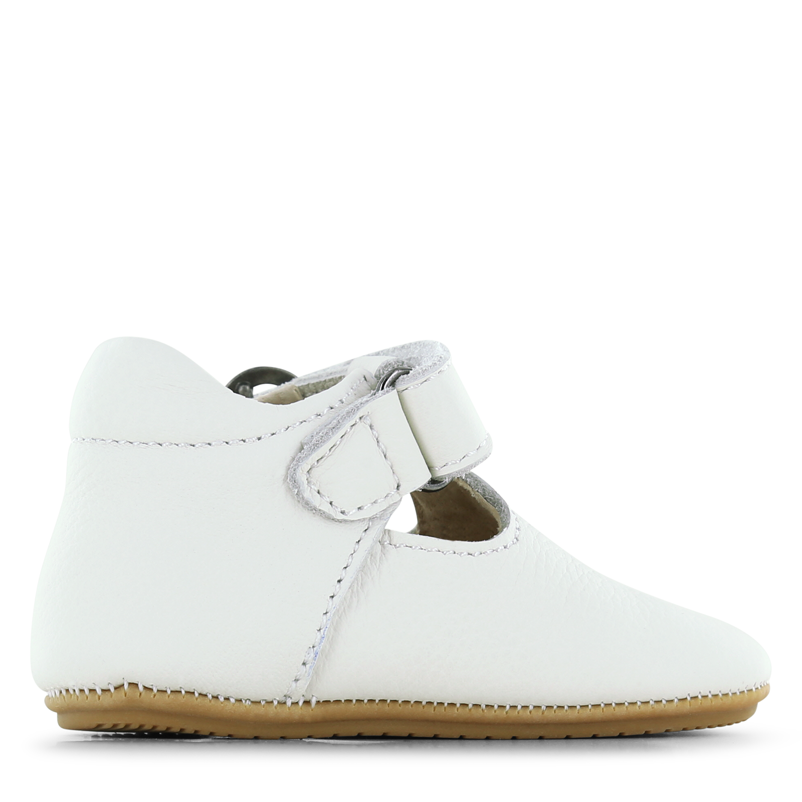 Shoesme wit BABY-PROOF® T-band schoentje Leer | Meisjes schoenen