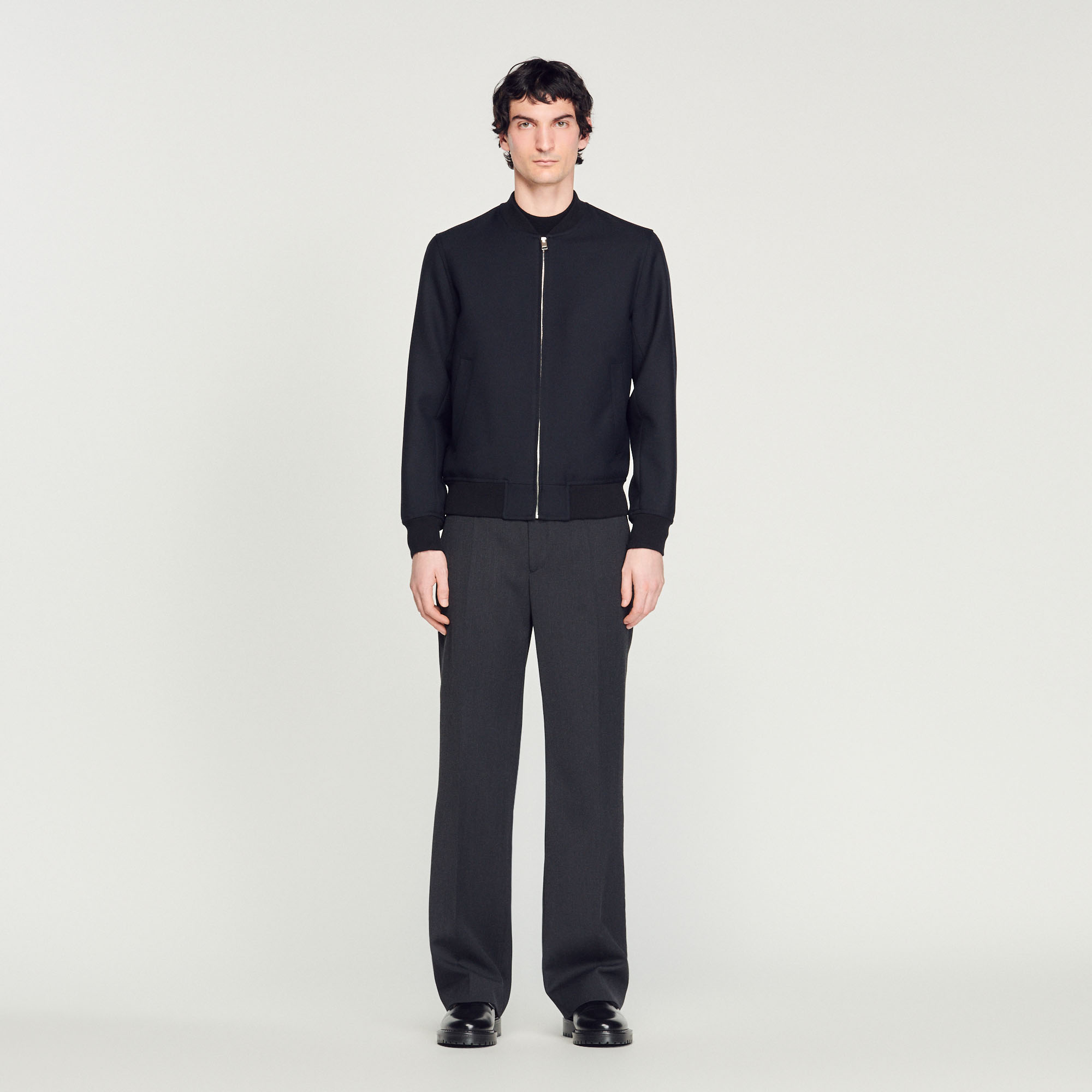 Blouson teddy en laine