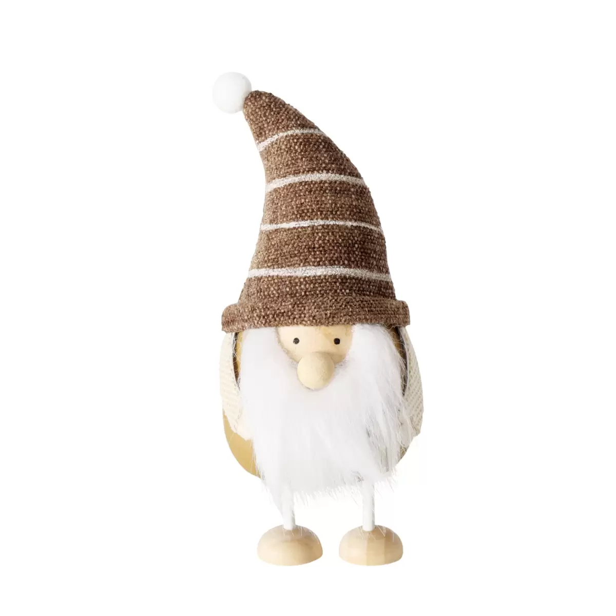 Weihnachtsmann Wichtel Lutti beige,weiss