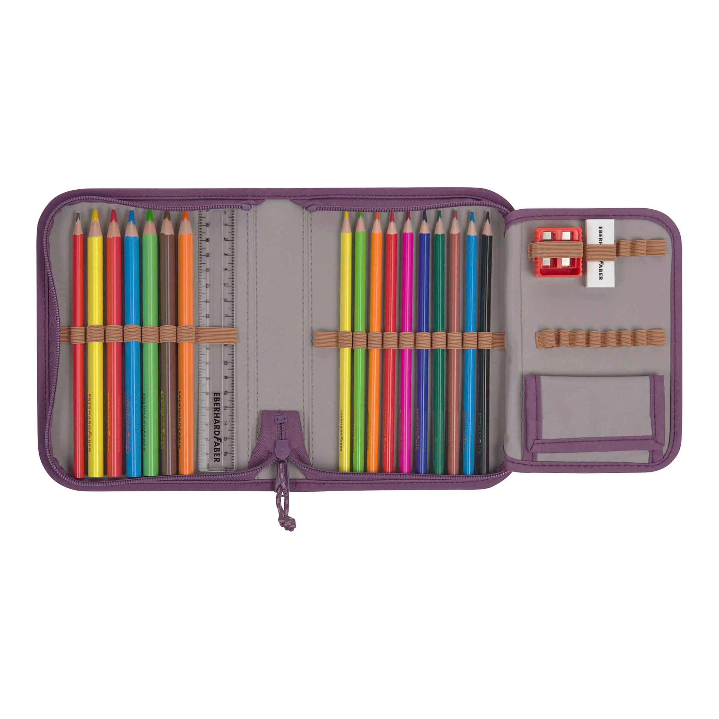 Lässig Schulranzen-Set Boxy Unique 7-tlg. purple