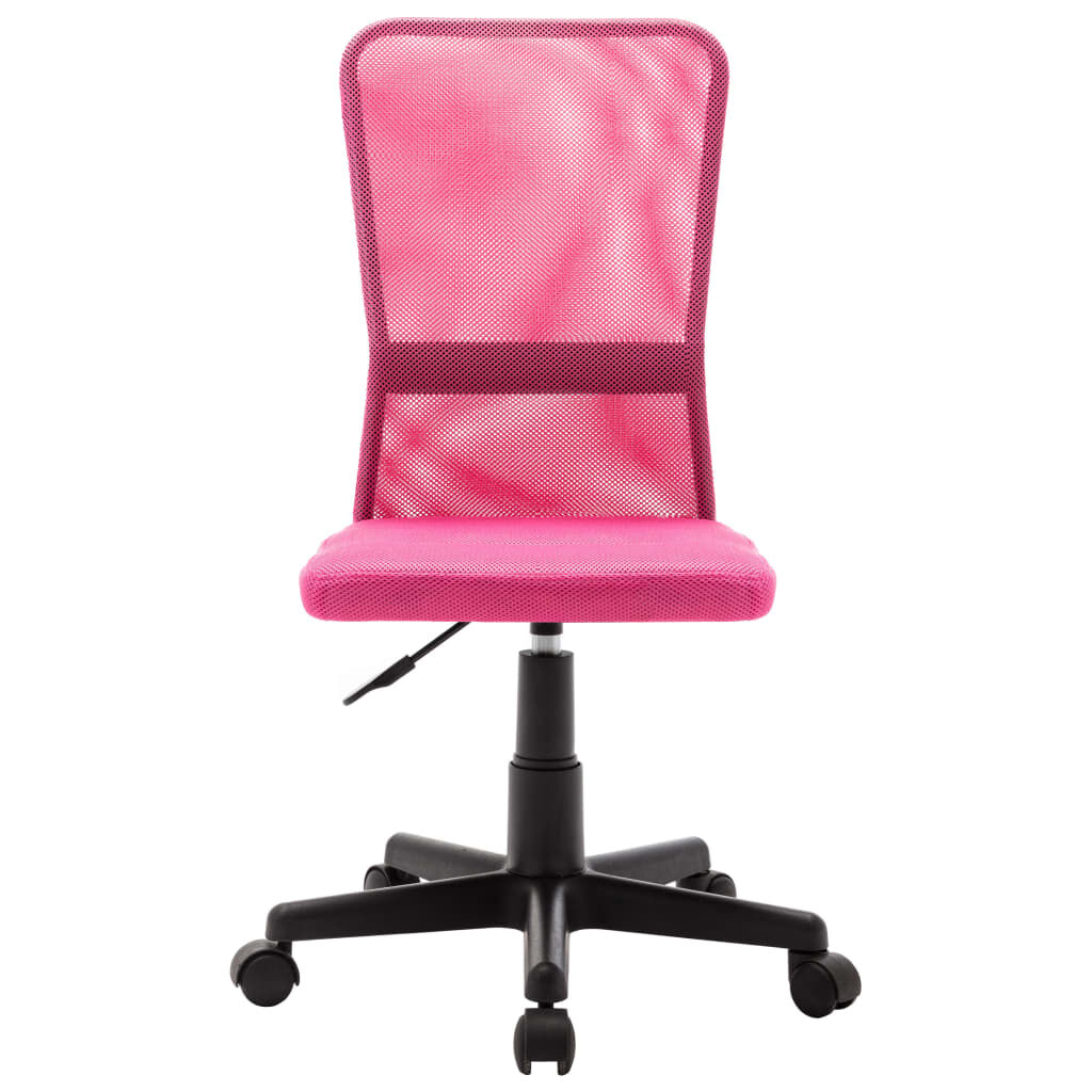 vidaXL Bureaustoel, roze, 44x52x100 cm, met mesh