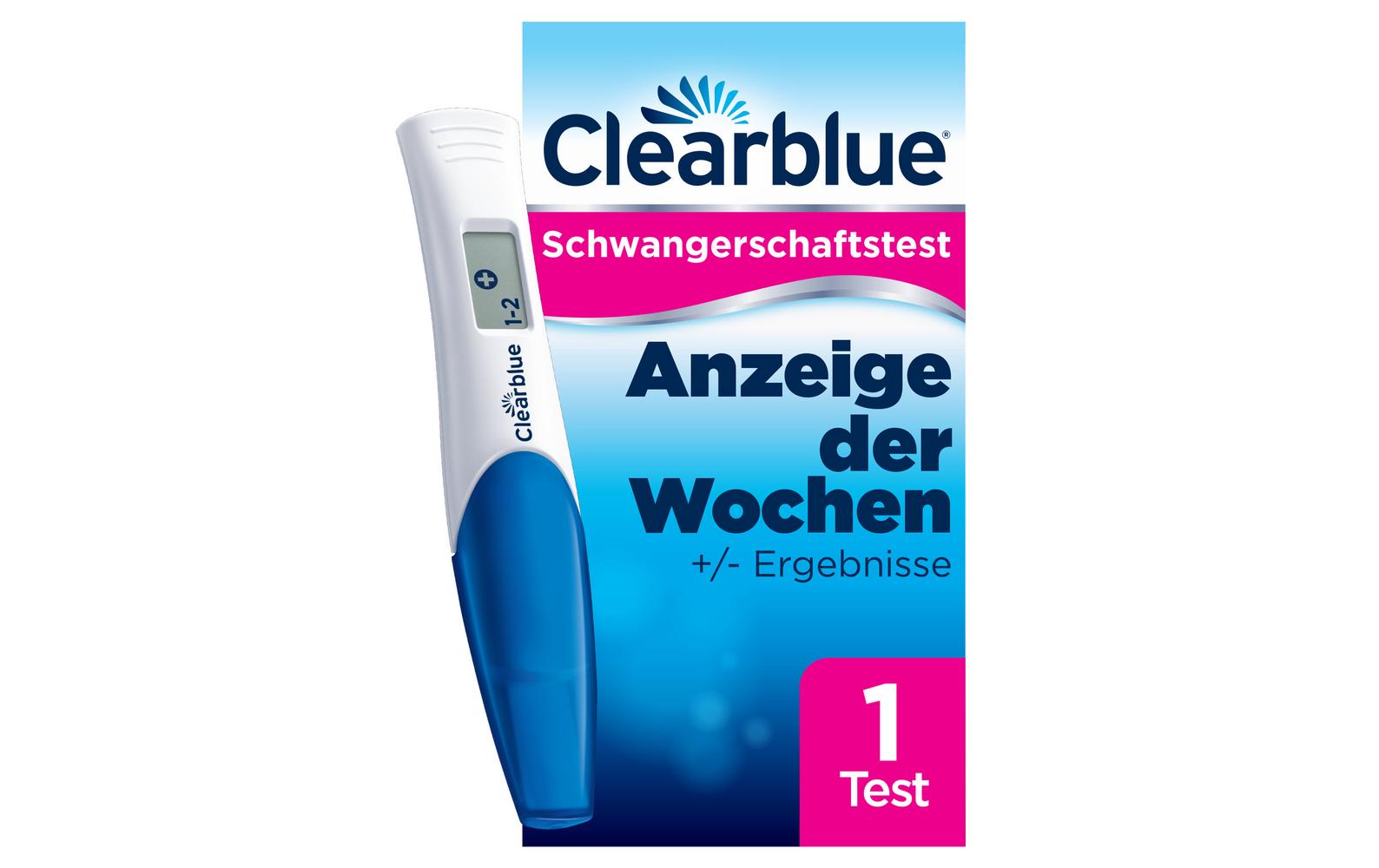 Schwangerschaftstest mit WochenbestimmungTest mit Anzeige der Wochen