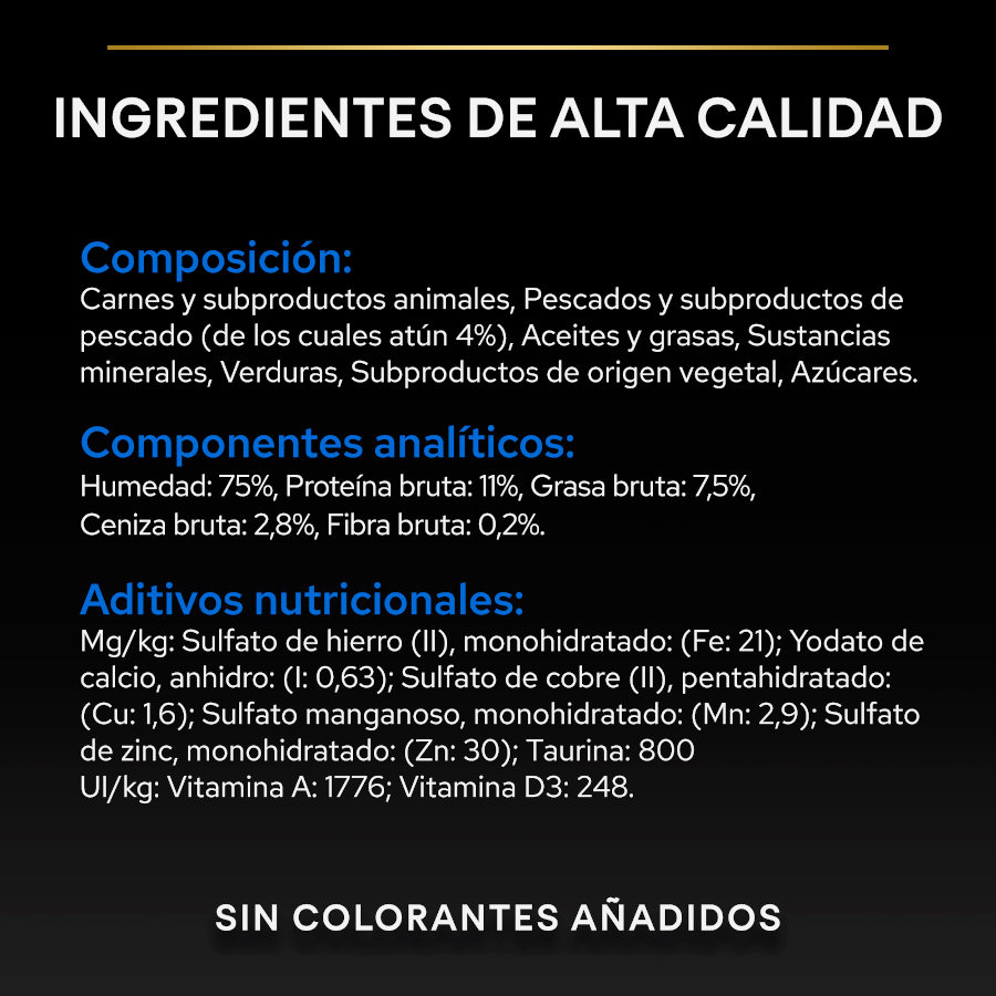 Pro Plan Senior 7+ LONGEVIS Mousse con atún para gatos