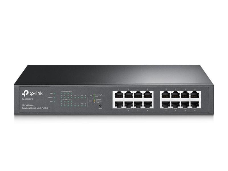 TP-Link PoE  Switch TL-SG1016PE 16 Port 16-Port Gigabit Easy Smart PoE-Switch
