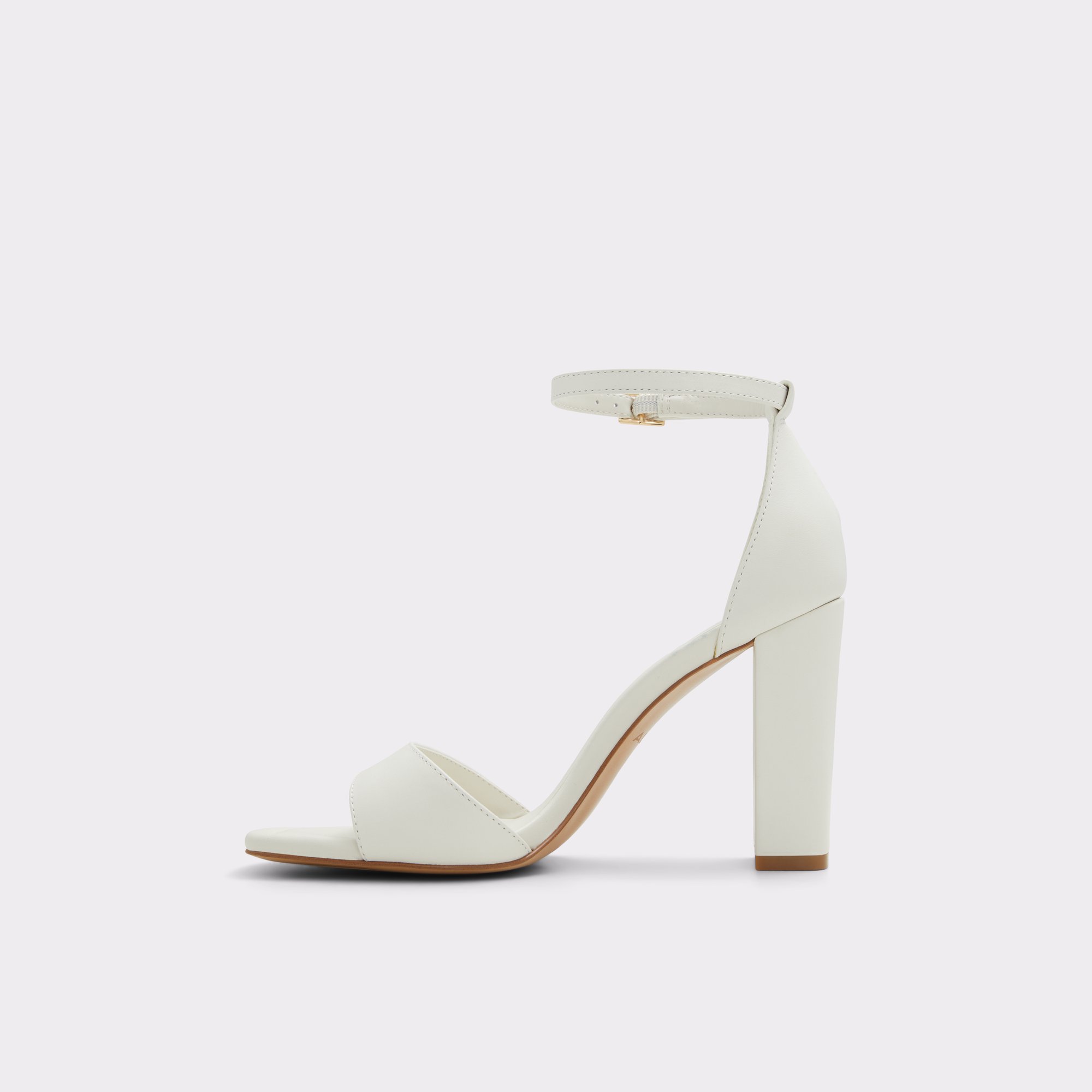 Enaegyn White-Bone Women Block Heels