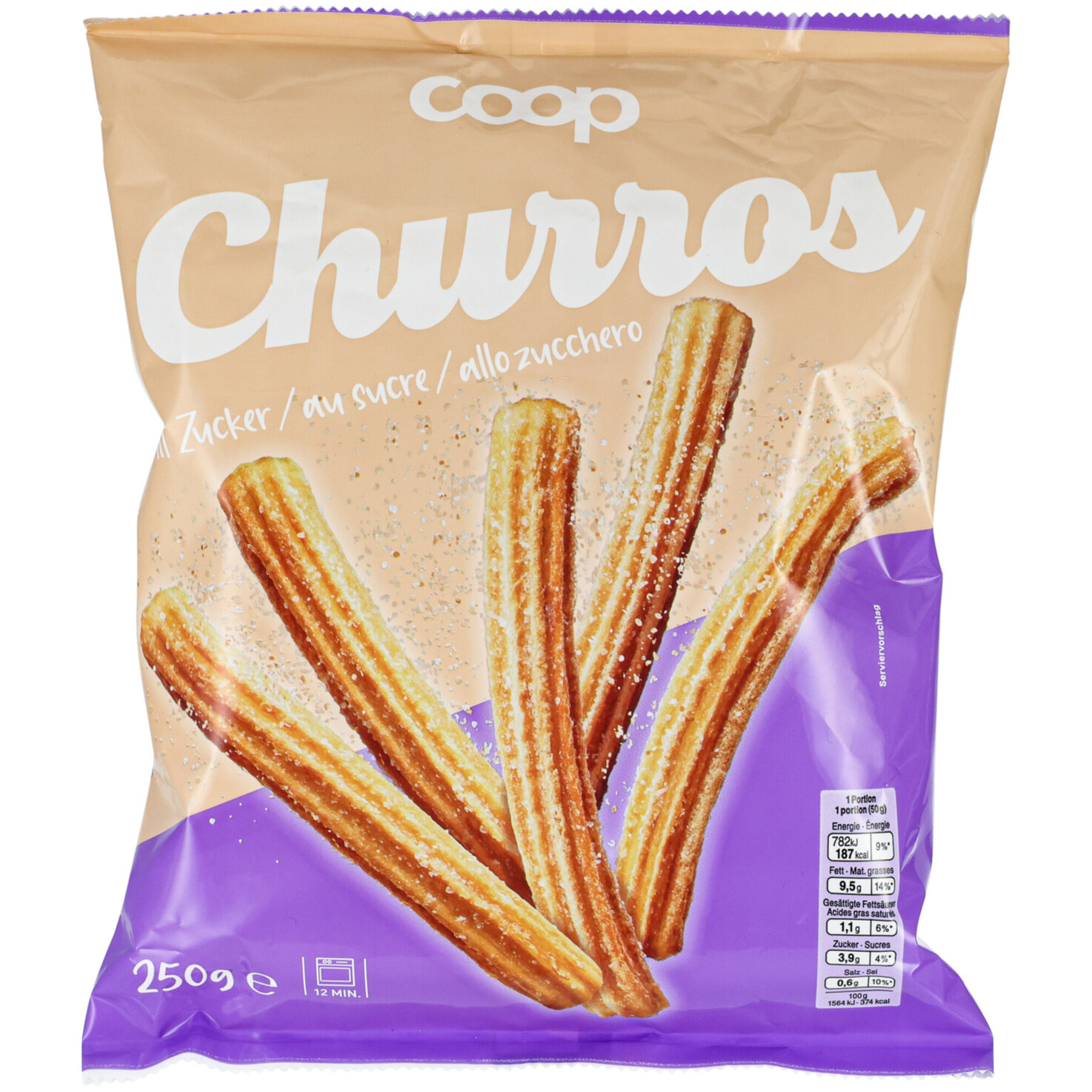 Churros mit Zucker