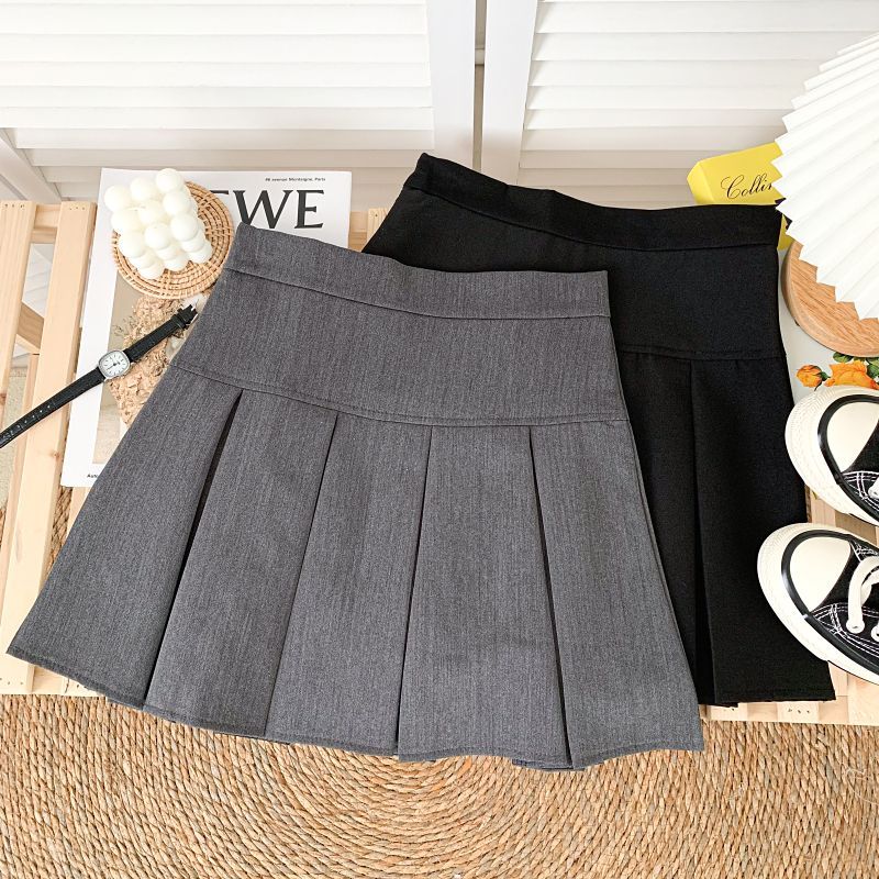 Babique - Minirok met hoge taille en plooien