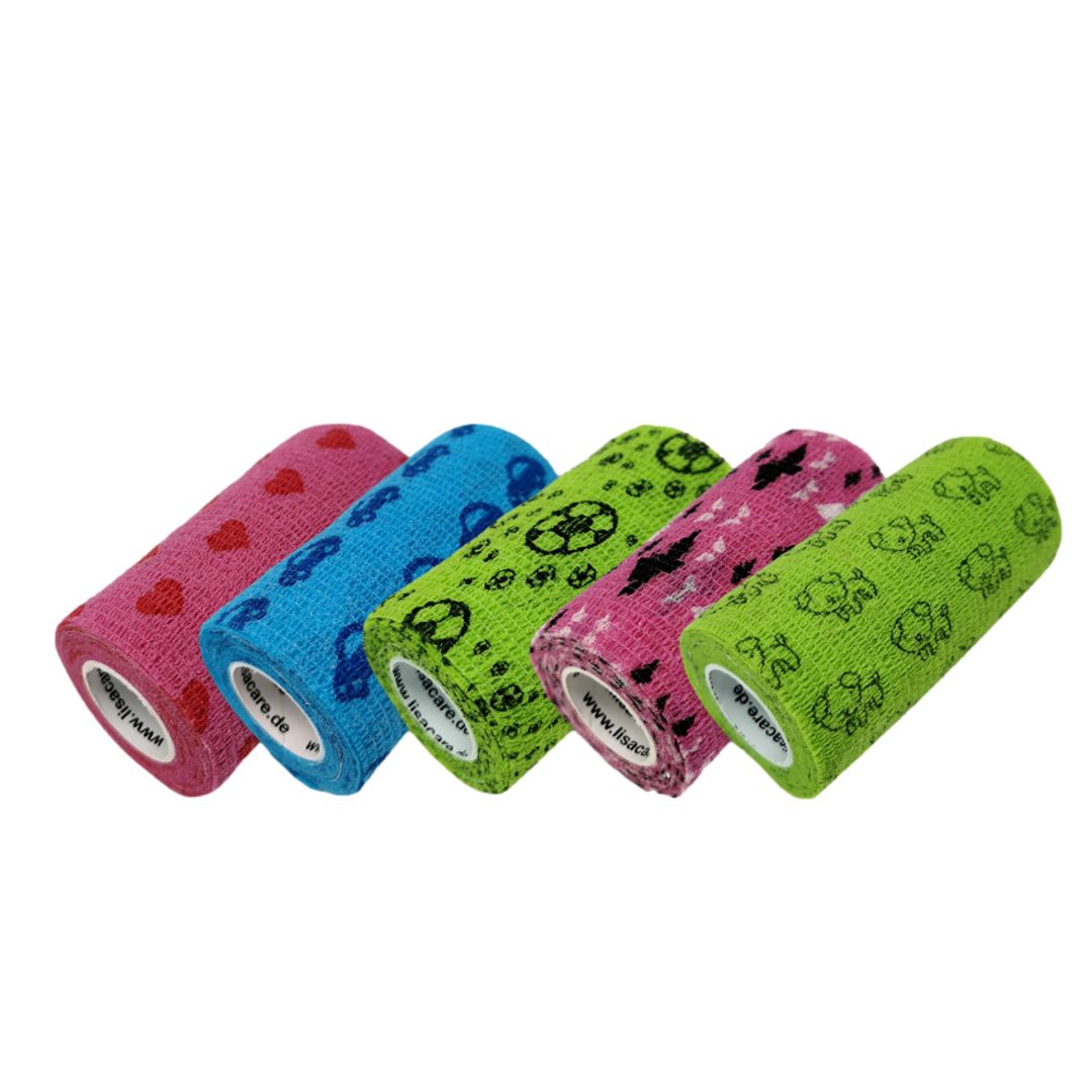 LisaCare Kinderpflaster - Bandagen zum Trösten - 10cmx4,5m