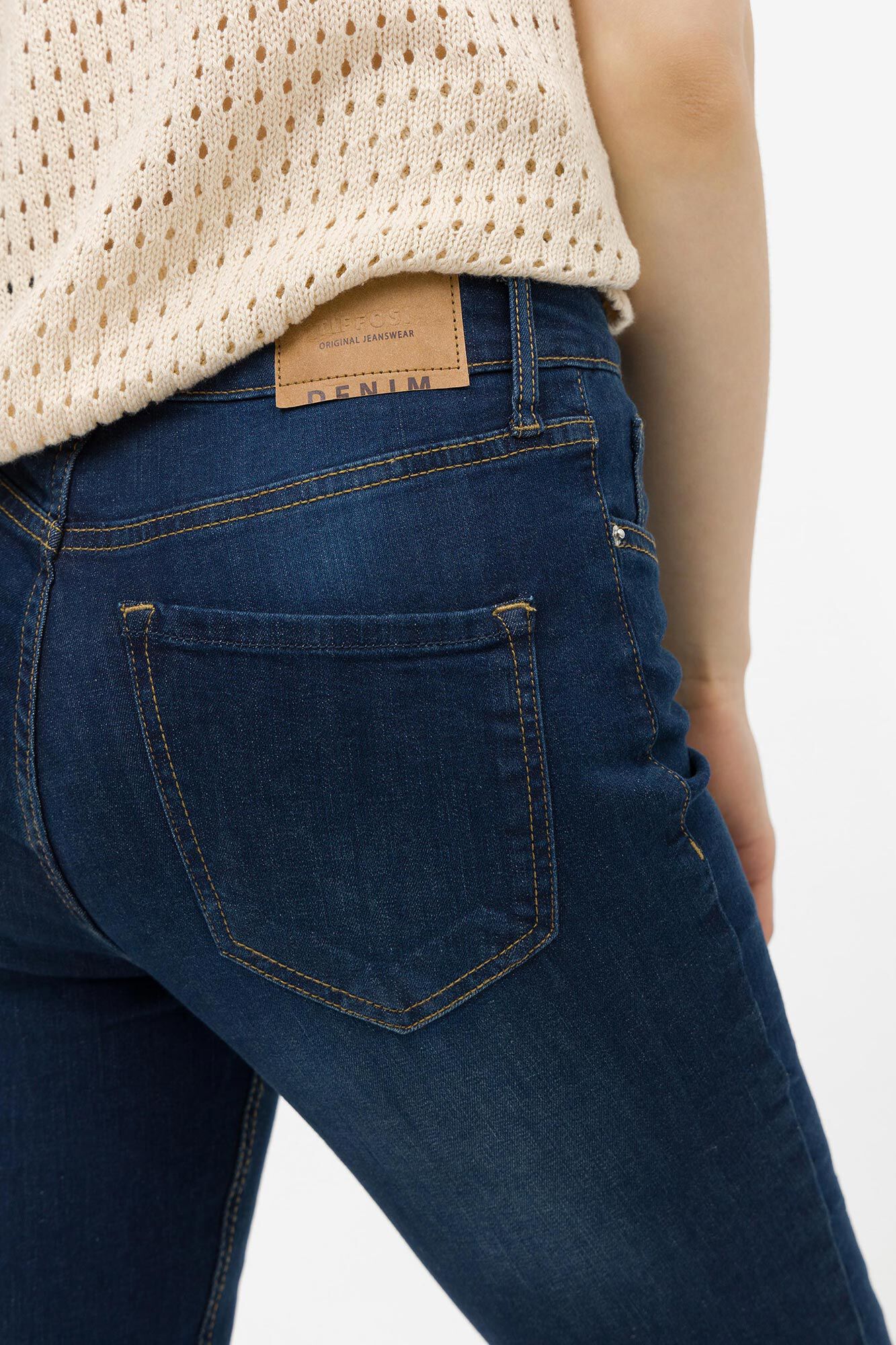 Calça jeans skinny de cintura alta Lauren