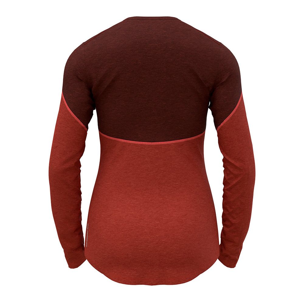 Odlo REVELSTOKE PW 150 - Sous-couche Femme ketchup melange - siesta