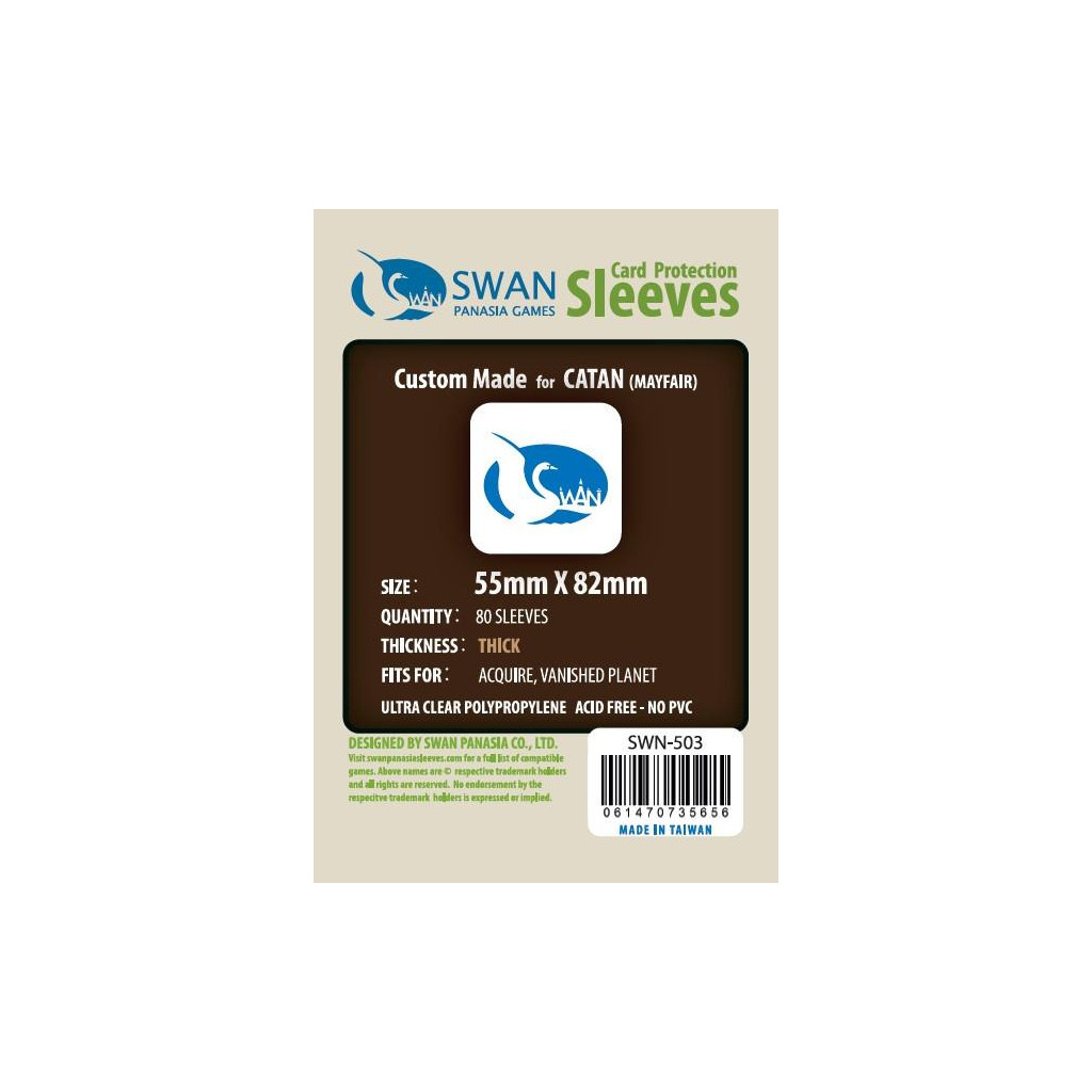 Swan Panasia - Card Sleeves Premium - 55x82mm - 80p