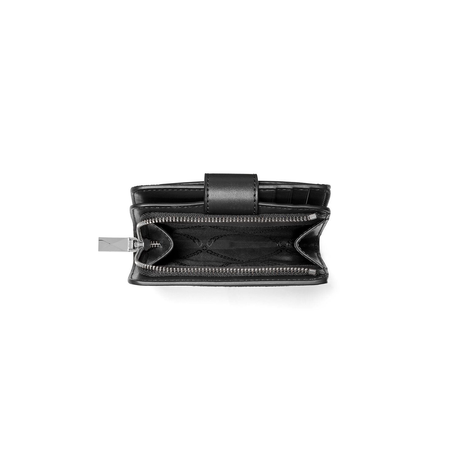 Michael Kors MK Charm SM Tab Compact Pckt Wllt black
