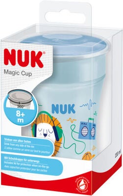 NUK Evolution Magic Krus 230 ml, Blå