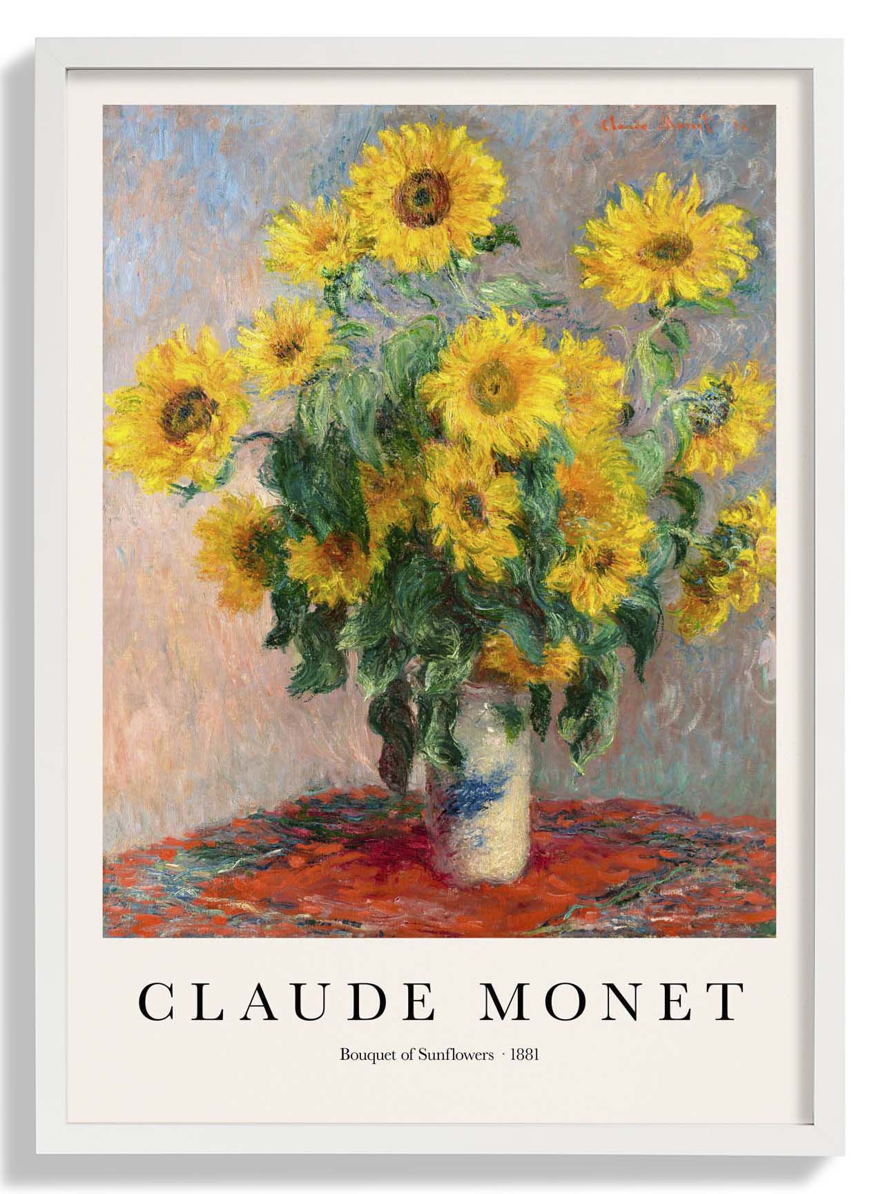 Blumenstrauß mit Sonnenblumen von Claude Monet