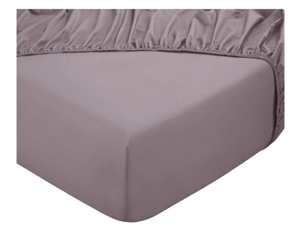 DoubleDry Home 140 x 200 cm hoeslaken - lila