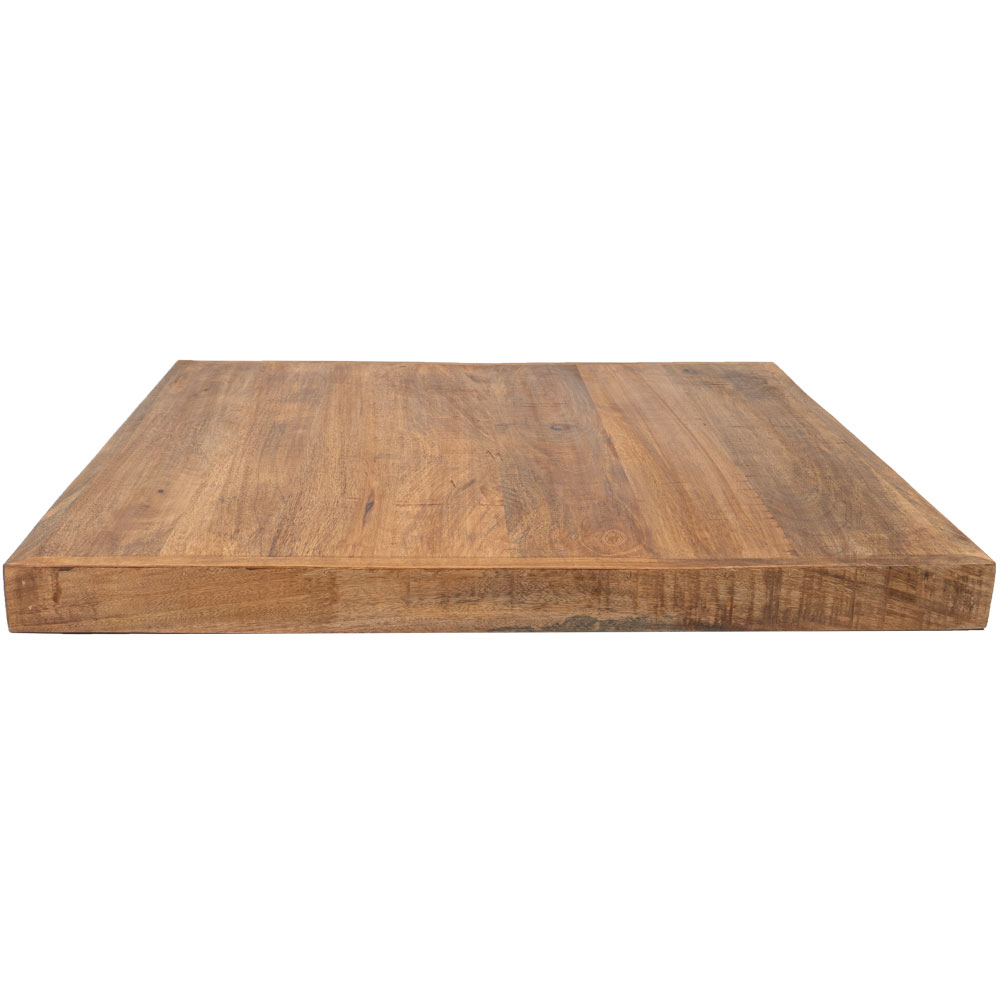 Tafelblad Horeca – Mangohout – 70 x 70 cm