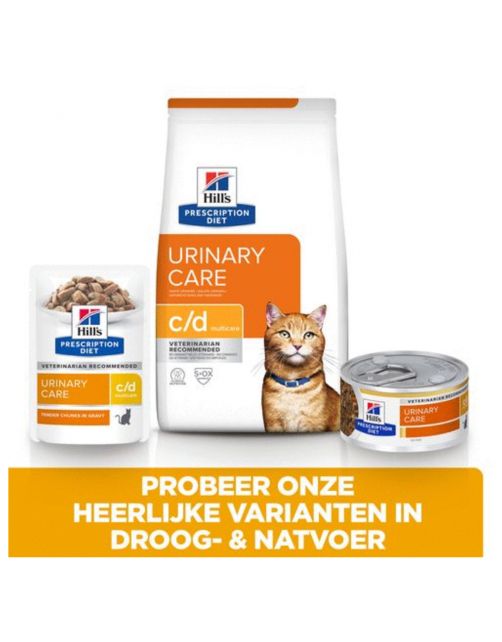 Hill's Prescription Diet C\/D Multicare Urinary Care Zak Kip - Kattenvoer