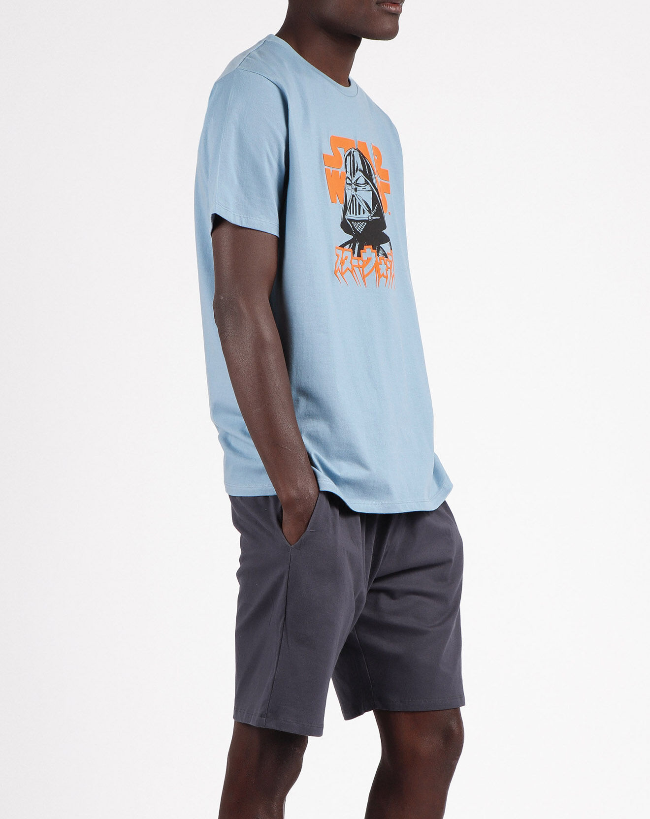 Star Wars Pyjama T-Shirt & Short Lysandre bleu/gris