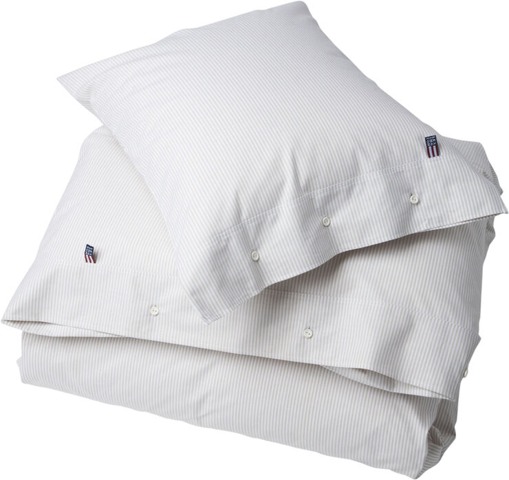 Lexington Pin point dynebetræk beige/hvid Beige, hvid