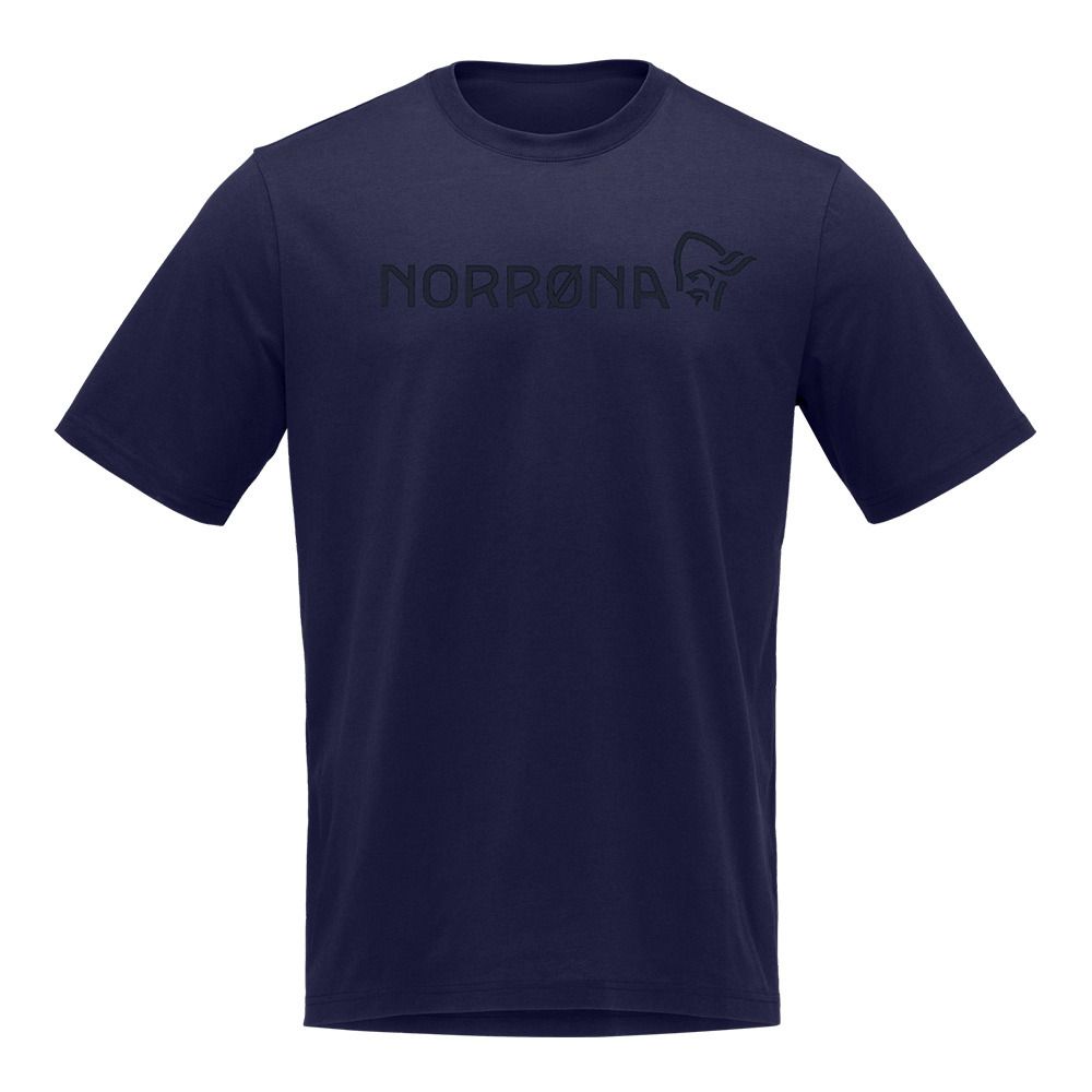 Norrona/29 COTTON NORRØNA VIKING - Tee-shirt Homme indigo night