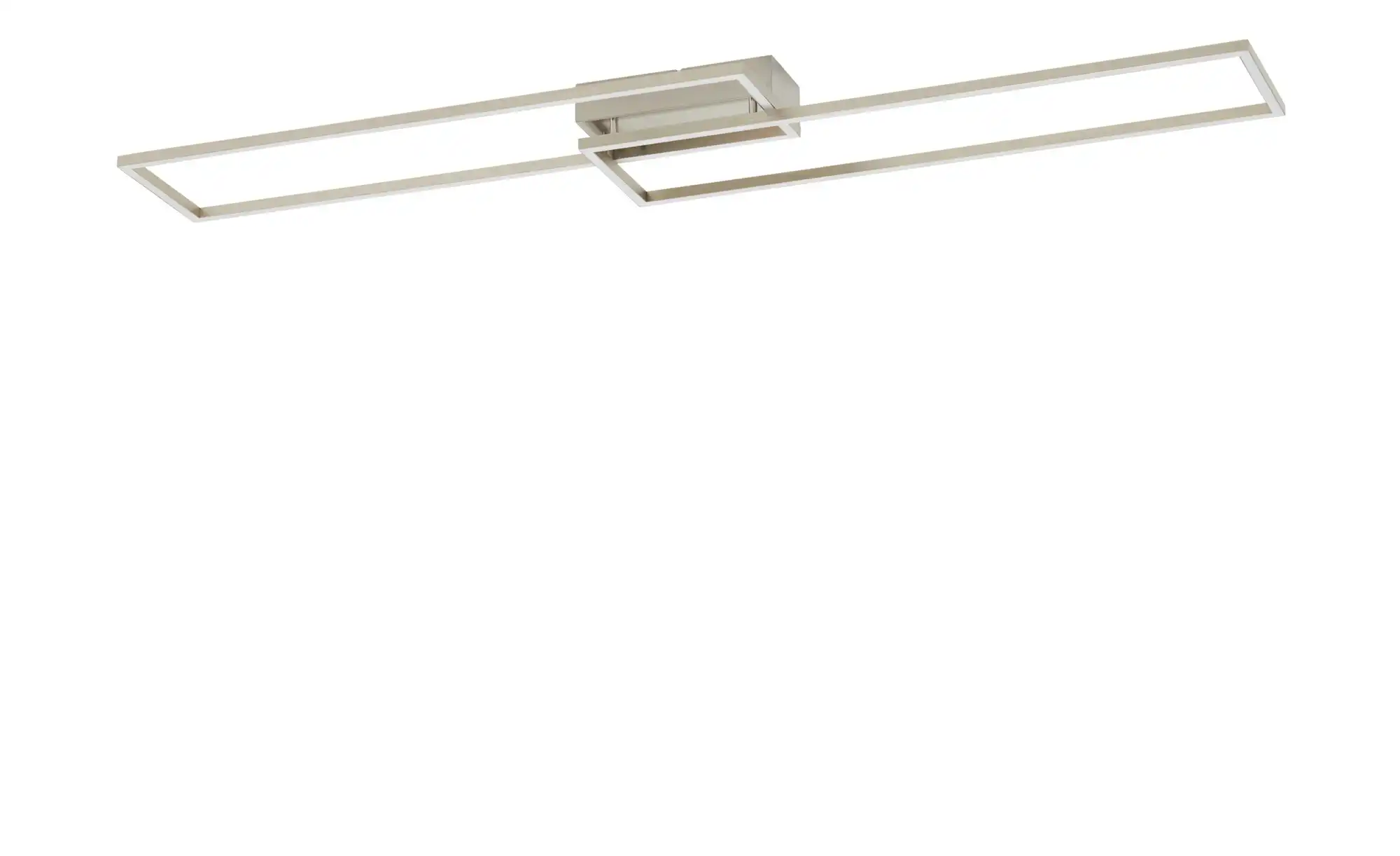 Paul Neuhaus LED-Deckenleuchte, 2-flammig, Nickel matt