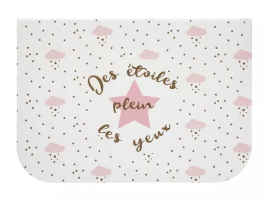 Valises Pack de 3 carton roses 29,5x22x10,5cm