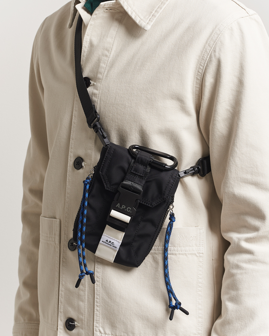 A.P.C. Trek Crossbody Pouch Black