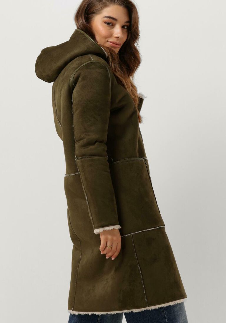 GOOSECRAFT groene goosecraft gewatteerde jas gc adelyn coat