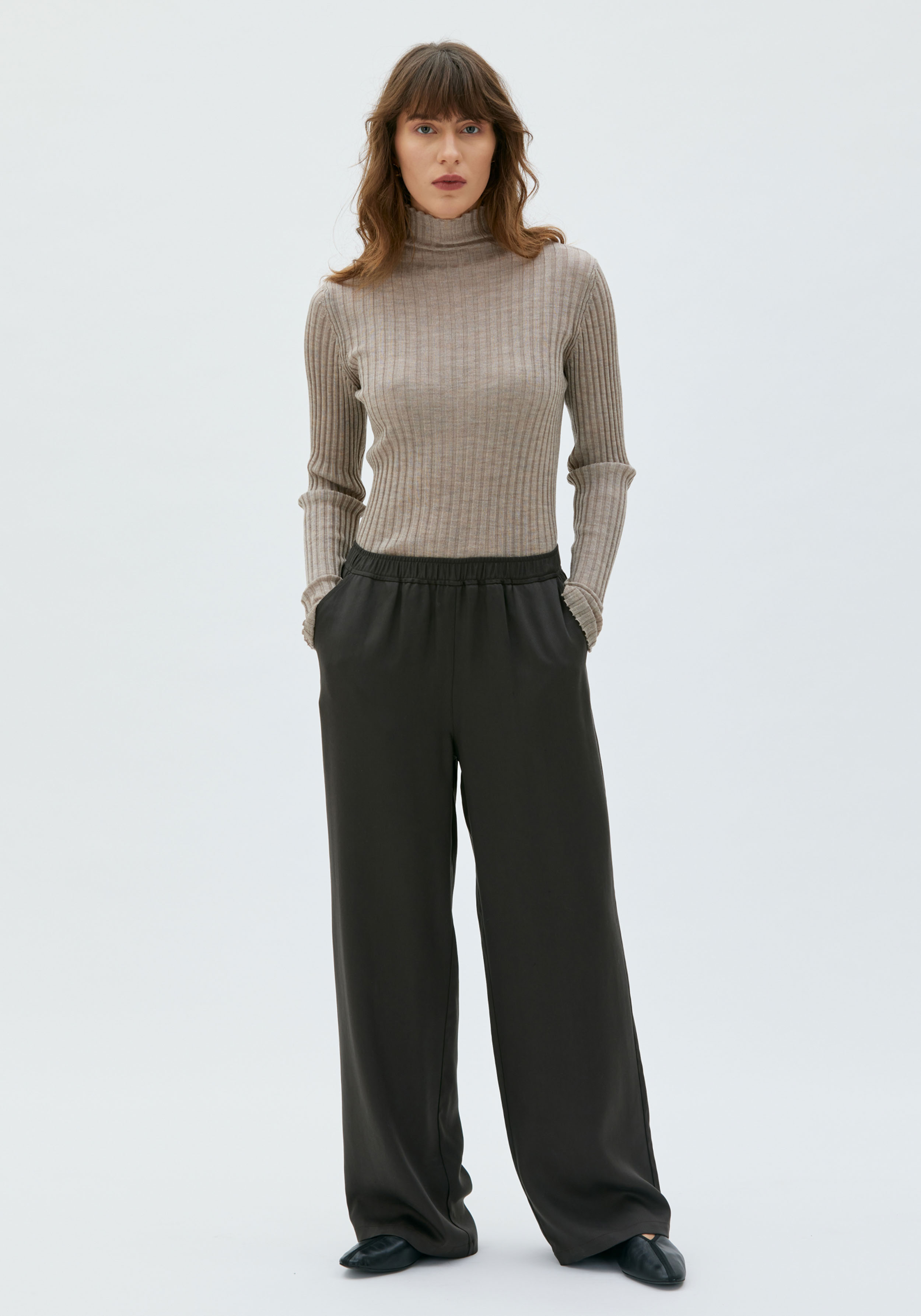 Maska Stoffhose Valli Tencel Shiitake