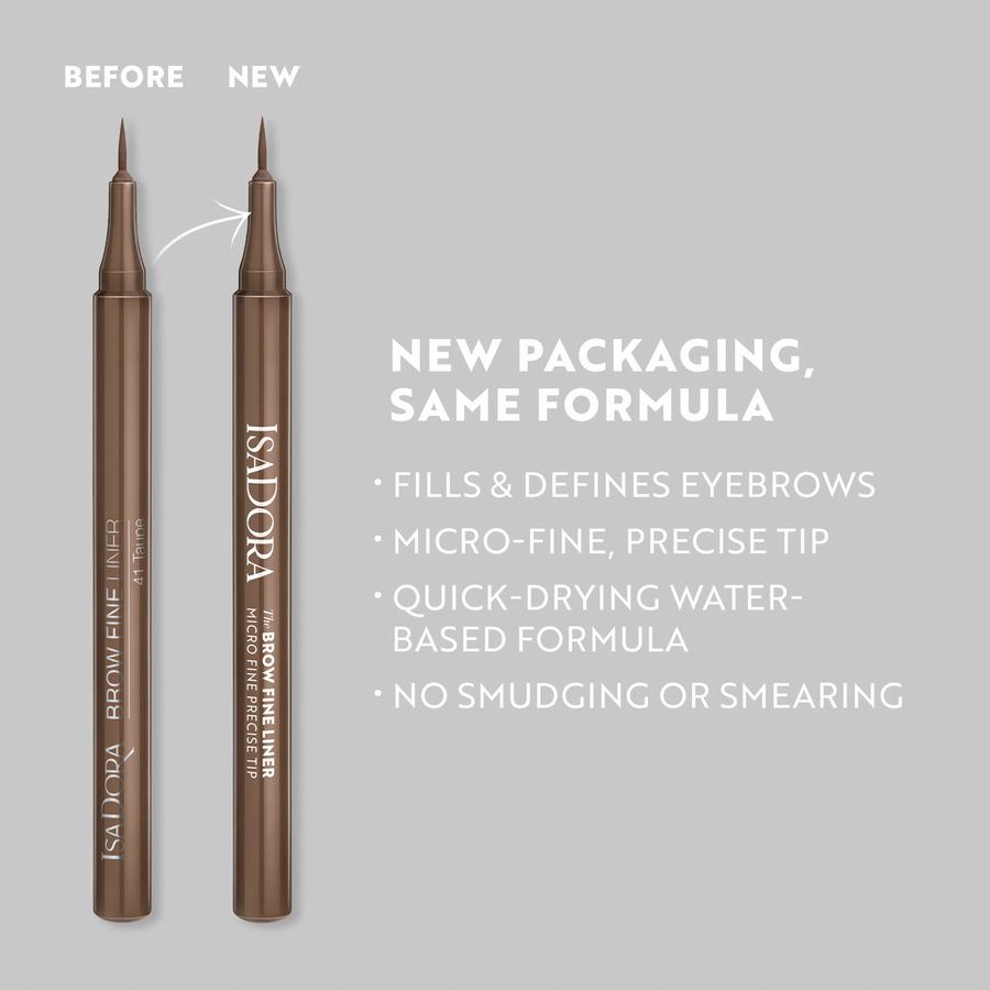 IsaDora The Brow Fine Liner Micro Fine Precise Tip 04 Soft Brown 1,1ml