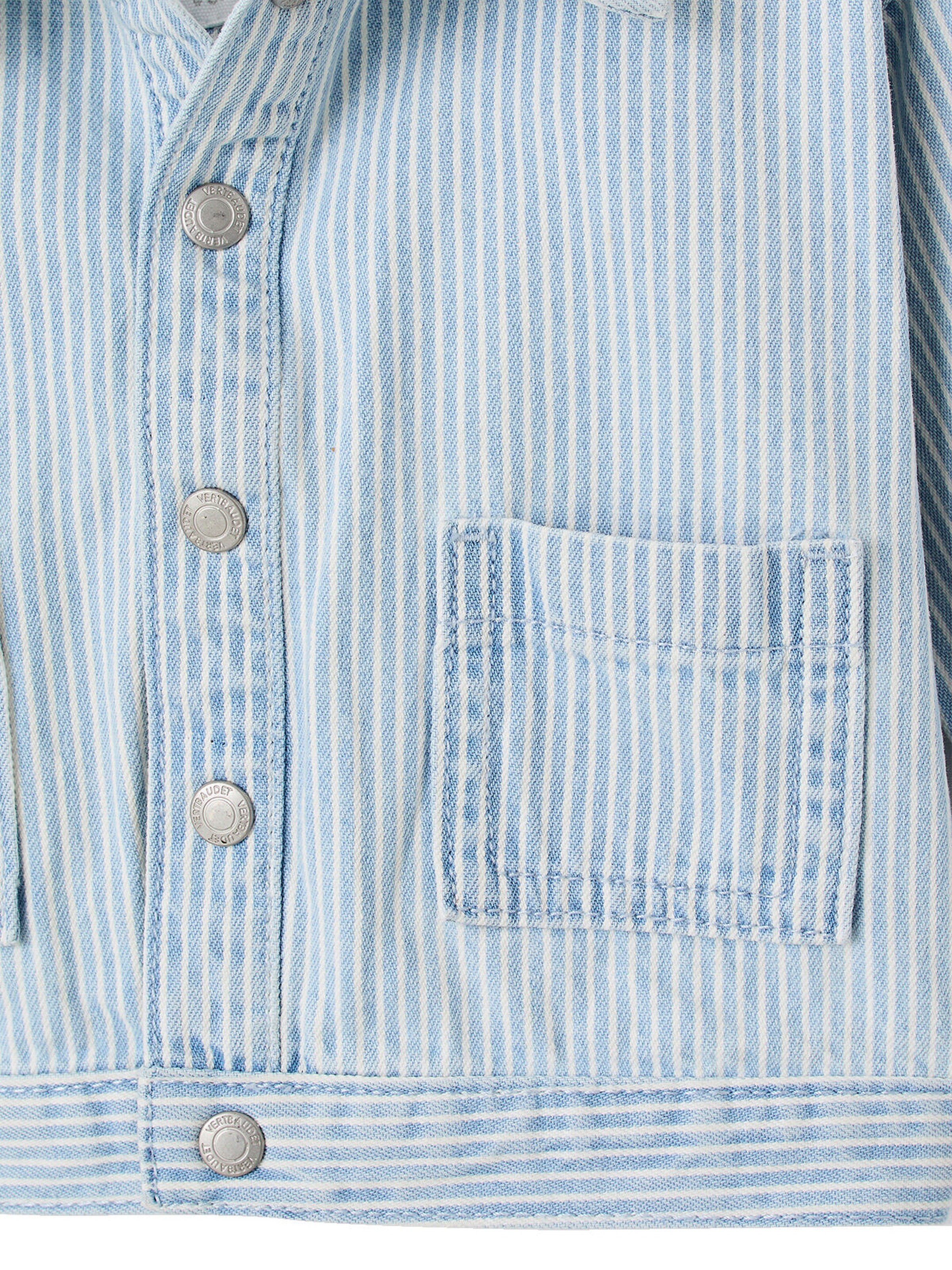 Vertbaudet Baby Jacke mit Streifen blau gestreift