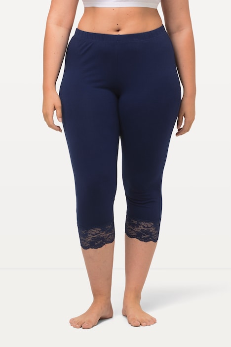 Capri, elastischer Spitzensaum, bis Gr. 66/68
