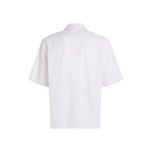 Calvin Klein Jeans Seersucker Skjorte, Bright White, XXL