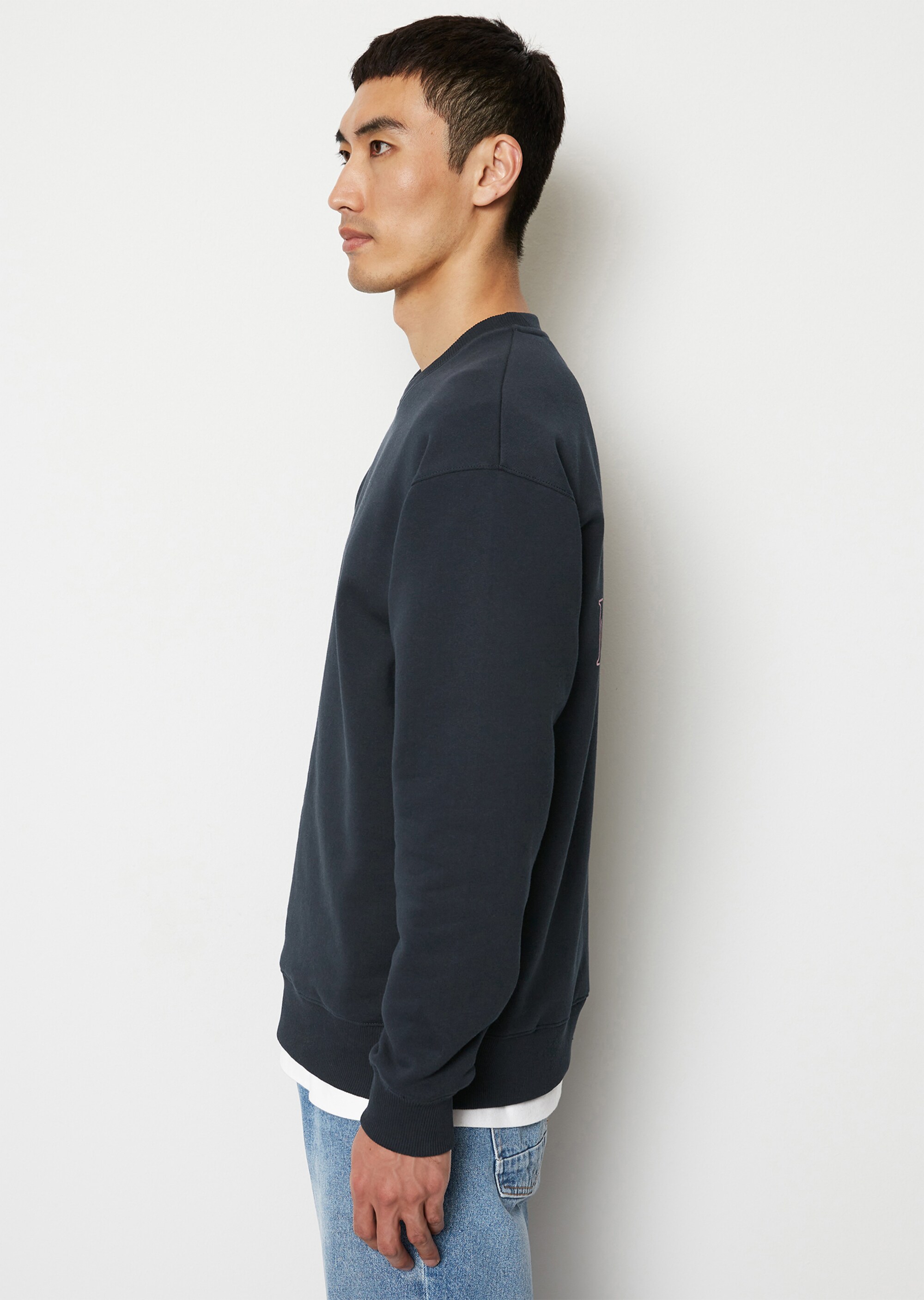 Sweatshirt relaxed aus reiner Bio-Baumwolle