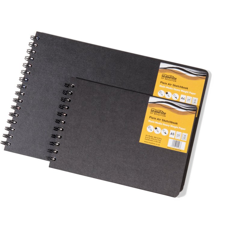 Seawhite Aquarellbuch Hardcover weiß 220 g/m²