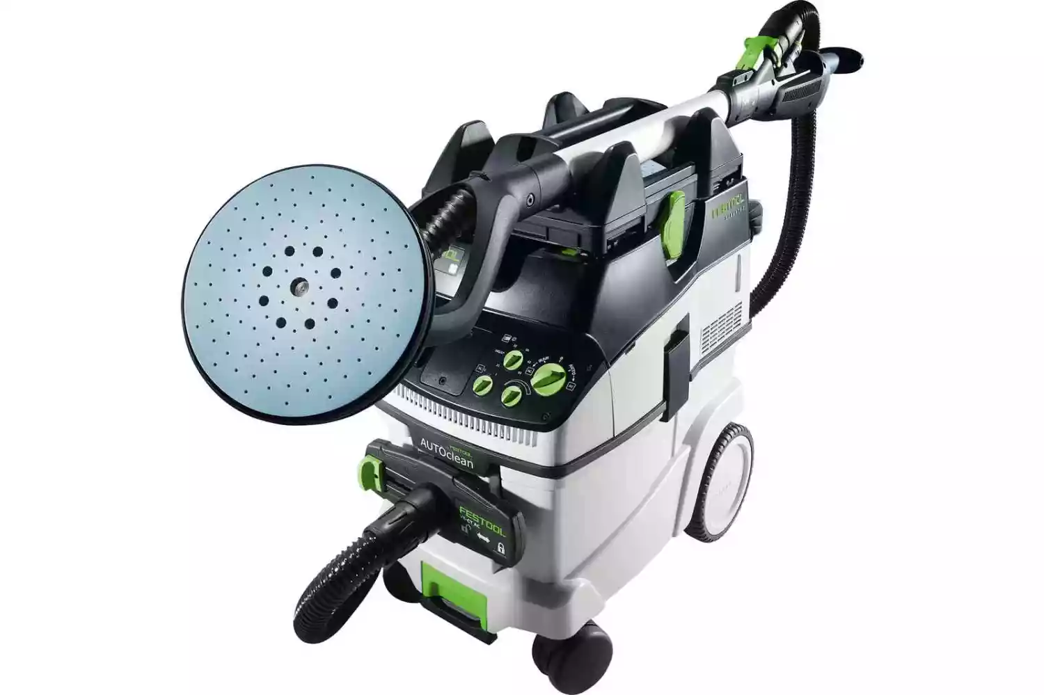 Festool LHS 2-M 225 EQ/CTM 36-Set PLANEX 400W Langnek schuurmachine en bouwstofzuiger set
