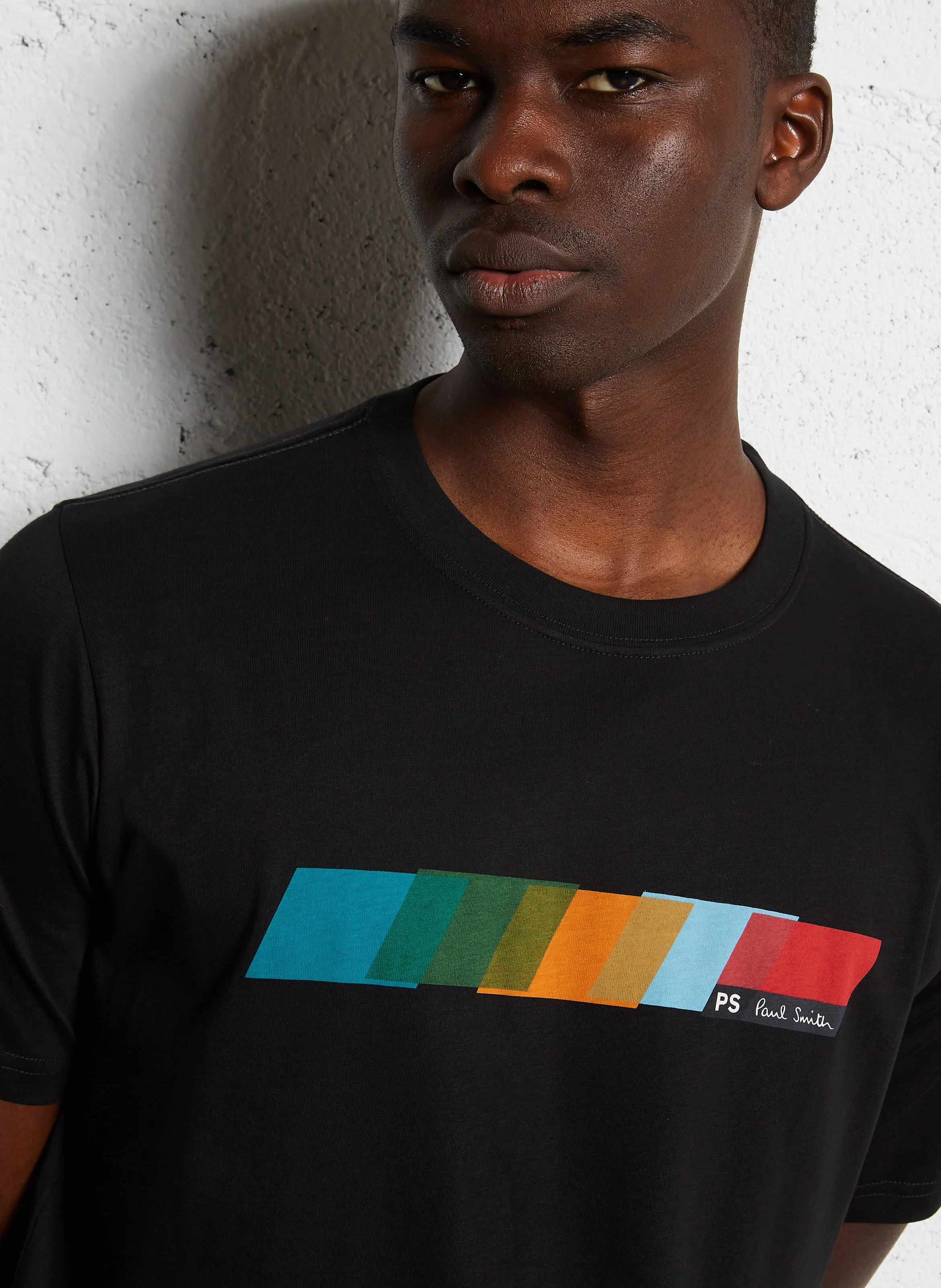 Tee-shirt col rond en coton bio | Noir